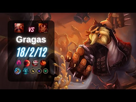 Gragas Jungle vs Taliyah - EUW LoL Challenger 13.18