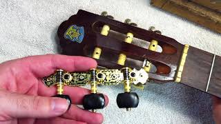 Replacing Tuners on a Classical Guitar