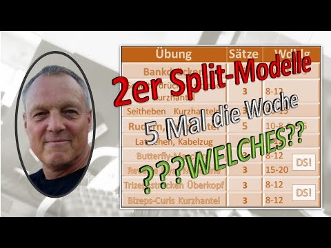 2er Split Modelle für Training WERKTAGS