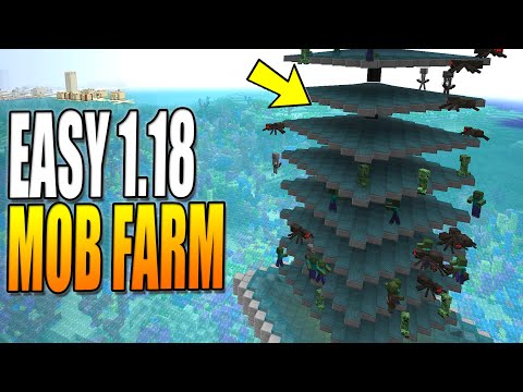 Minecraft All Mob Farm 1.18 - 10,000+ Items Per Hour - Easy Build