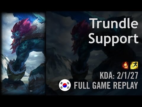 Trundle Support vs Braum - 햄토리메밀묵 - KR Challenger Path 5.23
