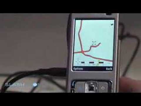 Nokia N95 with GPS in Action