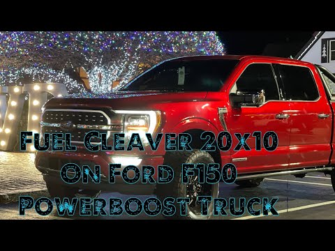 Fuel Cleaver 20 x 10 || 2021 ford f150 platinum hybrid build ||leveled on 33’s || Mpg explained