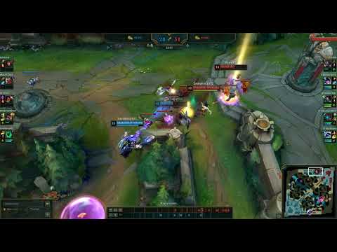 kled and full attack speed Thresh vs Dr mundo and Akali