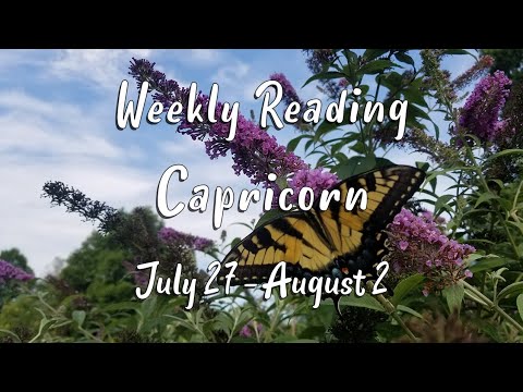 CAPRICORN  - Weekly Tarot Reading for July 27 - August 2, 2020