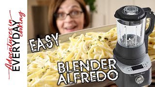 Who knew Alfredo sauce in the Deluxe Cooking Blender was this easy?