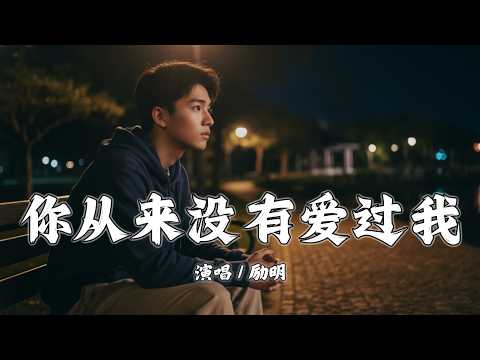 你从来没有爱过我（男声版） - 励明「你从来没有爱过我，也从来没心疼我」【動態歌詞/Lyrics】