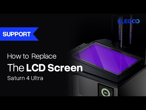 LCD-экран 16K Mono для 3D-принтера Elegoo Saturn 4 Ultra 16K, 10", (оригинал, 50.102.0167) - фото 1 - id-p2702801401