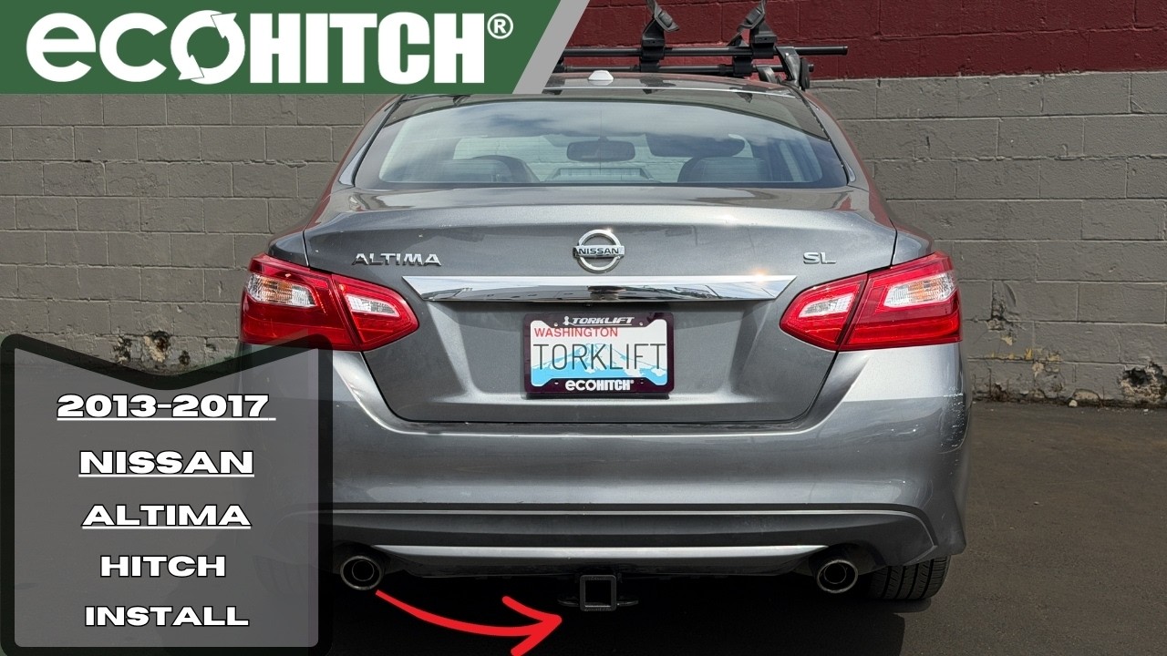 How to Install an EcoHitch® Trailer Hitch on a 2013-2017 Nissan Altima | X7498S Step by Step Guide
