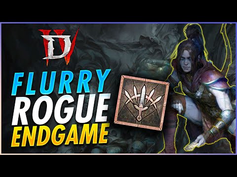 NEW Best Rogue Flurry Build For End Game Is INSANE! 50-100 Guide - Diablo 4