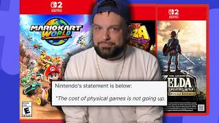 Nintendo RESPONDS To Switch 2 Physical Game Price Changes....