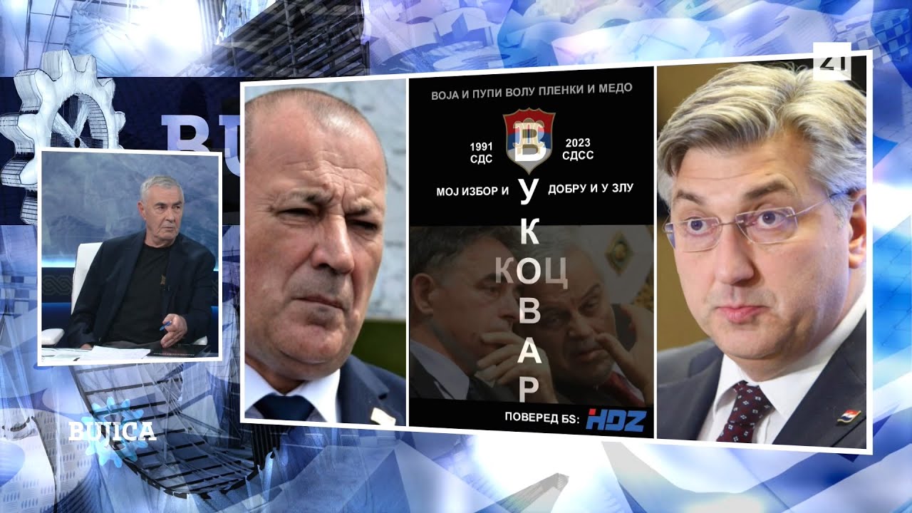 BUJICA 08.11.2023. GLASNOVIĆ UZ ĆIPU: Đakić je Plenkovićev Zhu Bajie, a Zekanović Pupovčev Đojlen!
