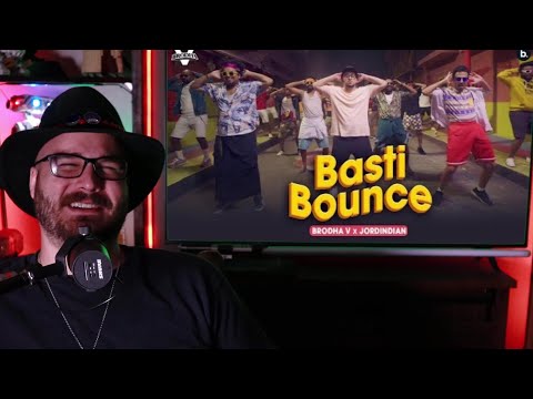 American Reacts to : Basti Bounce - Brodha V ft. Jordindian (Song)