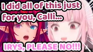 Irys GUILTRIPPED THE HECK OUT OF CALLI and It's Hilarious