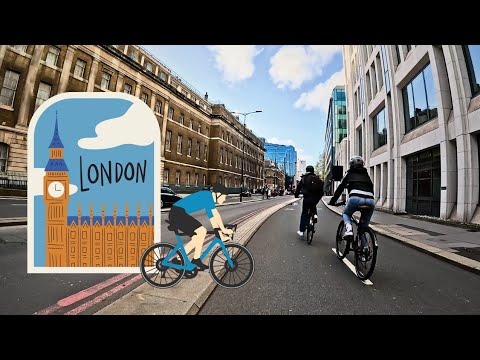 4K Cycling London | Canary Wharf to Paddington 🚴 Ultra HD City Bike Ride