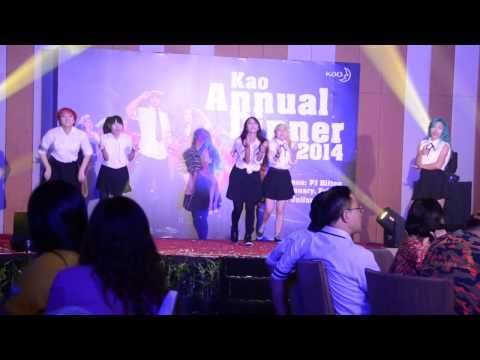 [140110] f(x) Rum Pum Pum, Apink No no no cover performance