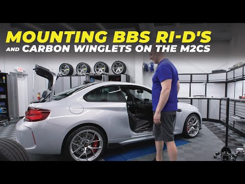 Mounting BBS RI-D's and Carbon Winglets on the M2CS