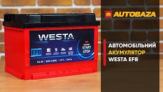 Westa 6CT-78 АзЕ RED EFB Start-Stop (WEFB780) - відео 1
