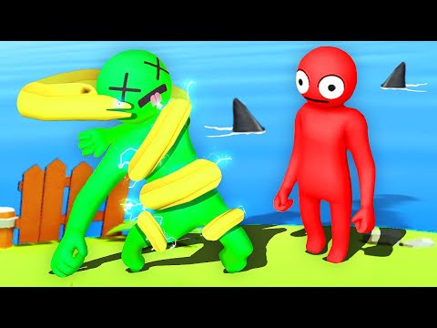 We BATTLE a HUGE EEL as Ragdoll Fighters... (Havocado)