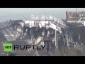 Ukraine: Donetsk airport in ruins as fighting ...