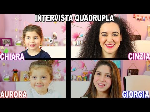 INTERVISTA QUADRUPLA con LE MIE NIPOTI | Cinzia Cavaleri