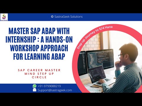 Master SAP ABAP with Internship - A Hands On Workshop Approach for Learning ABAP