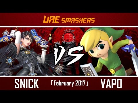SSB4 Feb 2017: Snick (Bayonetta) vs Vapo (Toon Link) - WR2