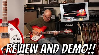 Video thumbnail for '19 Rickenbacker 360 Fireglo | Review & Demo! by Guitar Chimp