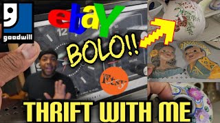 BOLO 🤑 FIND: Thrift Shop Adventure ✨️🥰 THRIFT GOODWILL WITH ME : Ebay & Etsy Reseller!