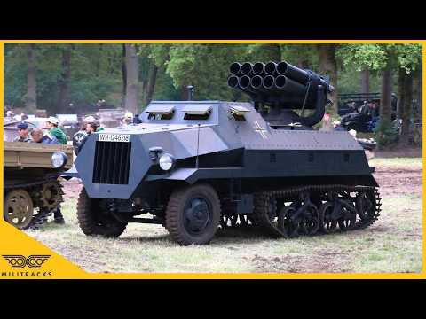 Rare Panzerwerfer 42 Maultier in Action! Militracks 2025.