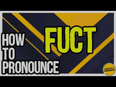 FUCT PRONUNCIATION | How to Pronounce FUCT CORRECTLY Clothing Brand Pronunciation