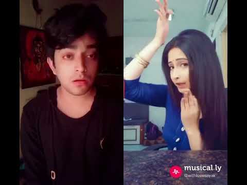 Actor Sayak & Shreema musical.ly