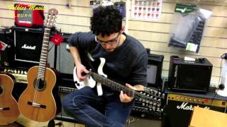 Video thumbnail for Danelectro DC59 12-string w/ Fender Blues Junior III by Folkies Music