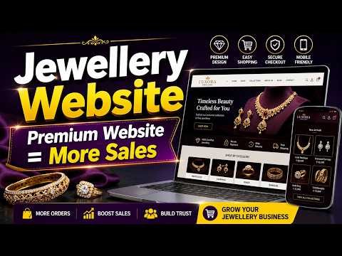 Jewellery ecommerce website, live client project