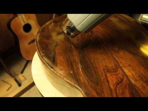 french polish heat gun fix