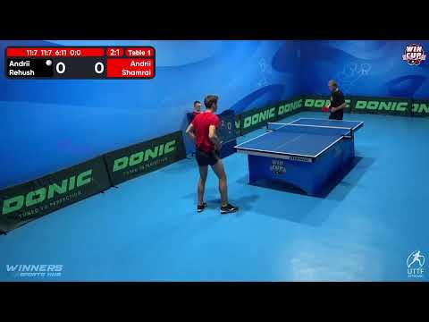 16:00 Andrii Rehush 3-1 Andrii Shamrai  West 3 WIN CUP 16.10.2022 | TABLE TENNIS WINCUP
