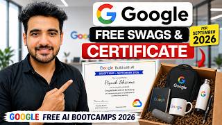 Google Free Swags & Certificate for Everyone! Google Cloud AI Bootcamp