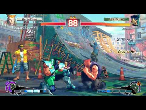 Ultra Street Fighter 4 Ranked Match FIGHTER 5150 [GUILE] vs KARMAA1 [M. BISON]