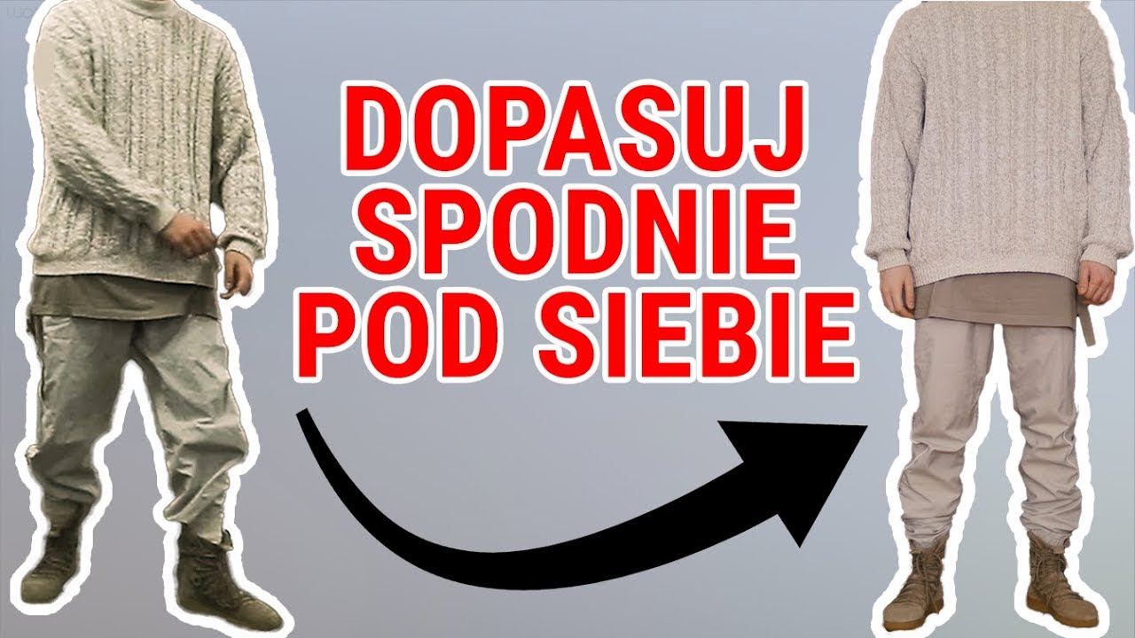 SPODNIE IDEALNE | ZWĘŻANIE SPODNI - DESIGNERSKIE SPODNIE ZA 20 ZŁ | DRESY FITY Z LUMPA feat. KRAWIEC