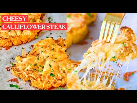 Best Roasted Cauliflower Steak Recipe | Cheesy & Caramelized in 30 Minutes
