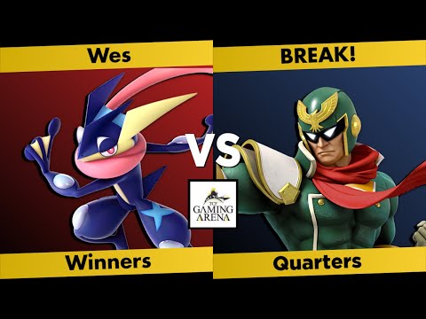 TCF Smash Winners Quarters - Wes (Greninja) vs BREAK! (Captain Falcon) - SSBU Tournament