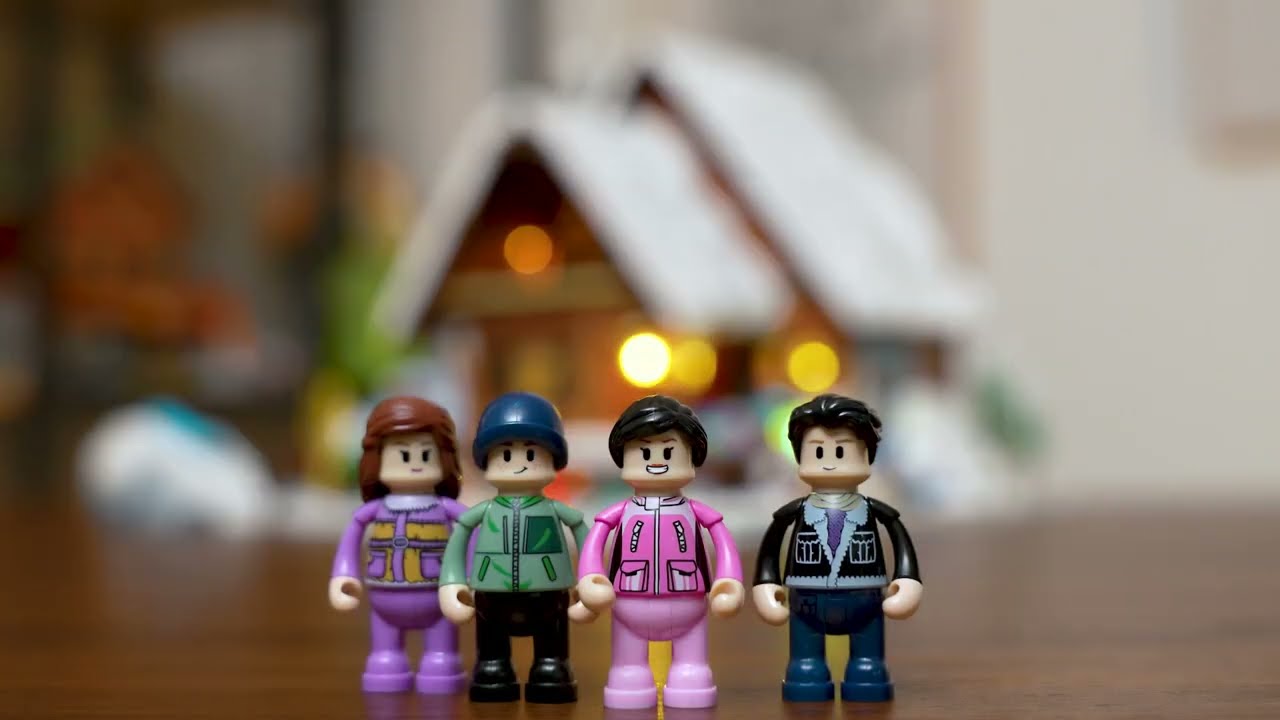 Lumibricks Ski Lodge – Skihütte Retro-Hütten-Set mit Lichteffekten Lumibricks Ski Lodge – Skihütte Retro-Hütten-Set mit Lichteffekten
