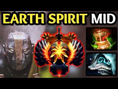 🔥 UNSTOPPABLE EARTH SPIRIT MID — EVERY ROLL MATTERS 🔥 DOTA 2