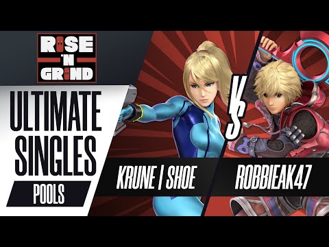 KRUNE | Shoe (ZSS) vs. RobbieAK47 (Shulk) - Ultimate Singles Pools - Rise 'N Grind