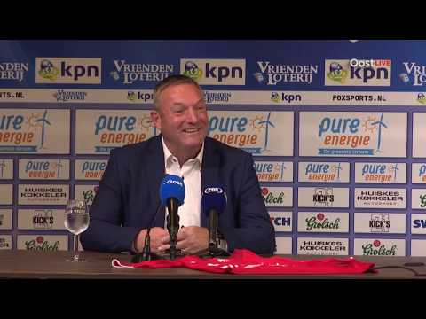 Persconferentie Ron Jans bij FC Twente