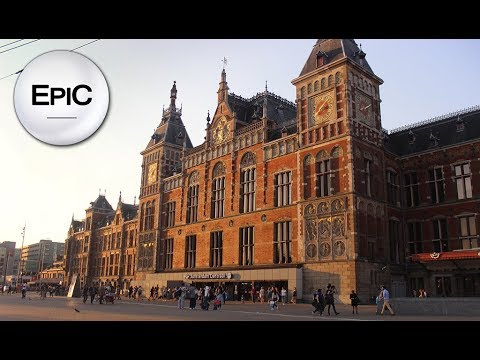 Amsterdam Central Station - Netherlands (HD)