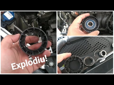 Troca Correia e rolamento Poly V alternador C4 (rolamento explodiu)