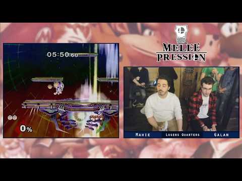 Super Melee Pression #9 - Mahie (Marth) vs. Galan (Ice Climbers) - Losers Quarters
