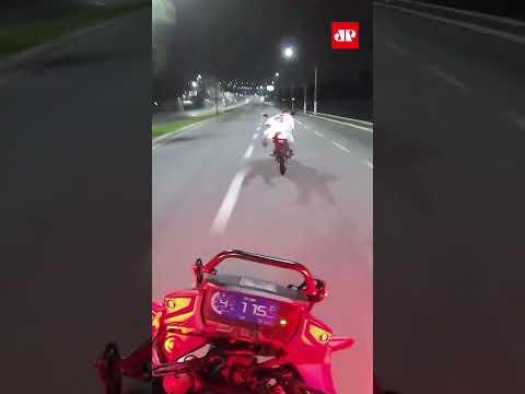 SP: Perseguição alucinante a motociclista fora da lei
