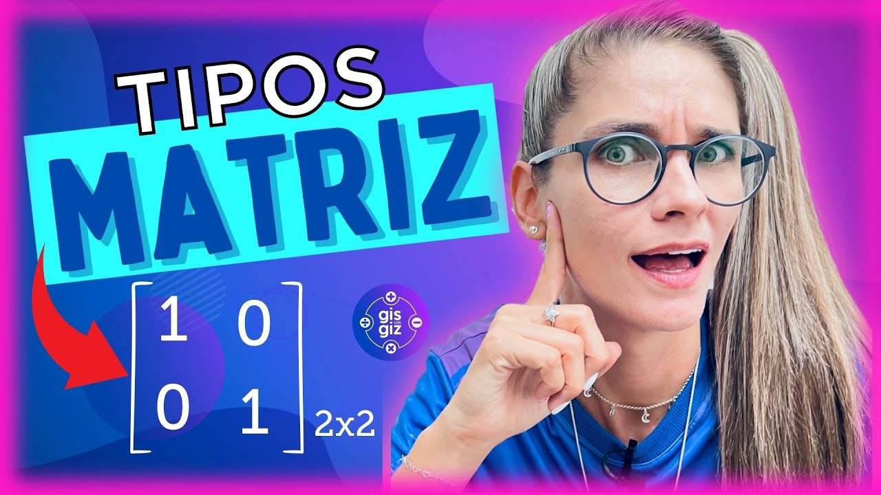 TIPOS DE MATRIZ MATEMÁTICA:  MATRIZ LINHA, COLUNA, QUADRADA, IDENTIDADE, NULA #02
